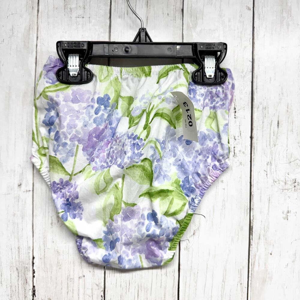 Hill House Bloomer Baby One Size Nap‎ Bloomer Blue Hydrangea Cotton Purple NWOT